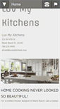 Mobile Screenshot of luvmykitchens.com